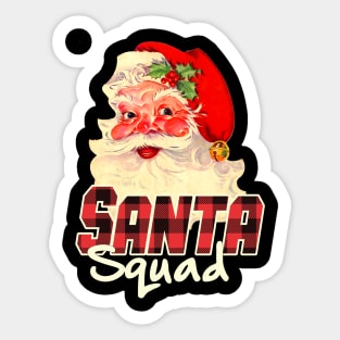 Santa Squad Christmas for Women Sticker